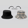 TIPY TIPY TAP UNISEX REVERSIBLE SOLID BUCKET CAP - BLACK