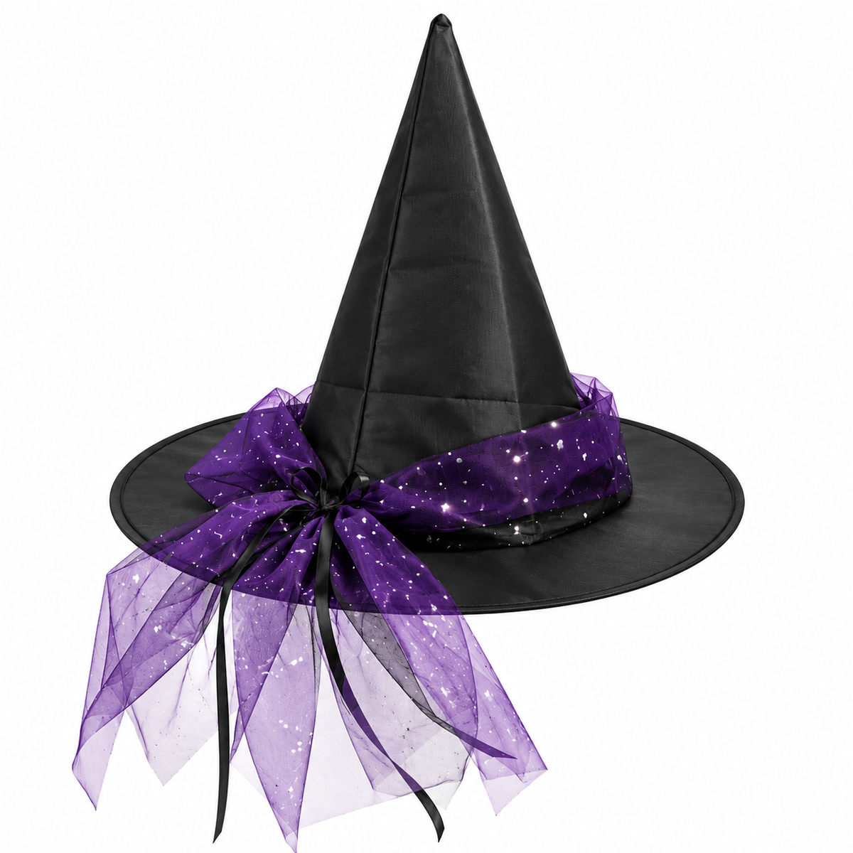 TIPY TIPY TAP HALLOWEEN BROOM & CAP SET - PURPLE
