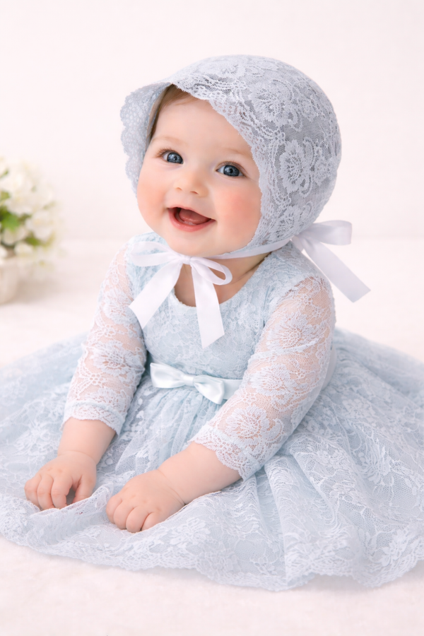 TIPY TIPY TAP FEMALE LACEY BONNET CAP - GREY