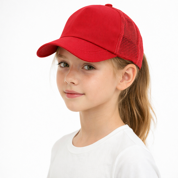 TIPY TIPY TAP UNISEX SOLID BASEBALL CAP - RED