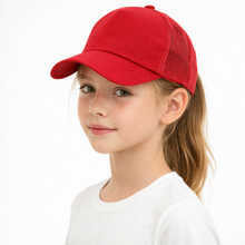 TIPY TIPY TAP UNISEX SOLID BASEBALL CAP - RED