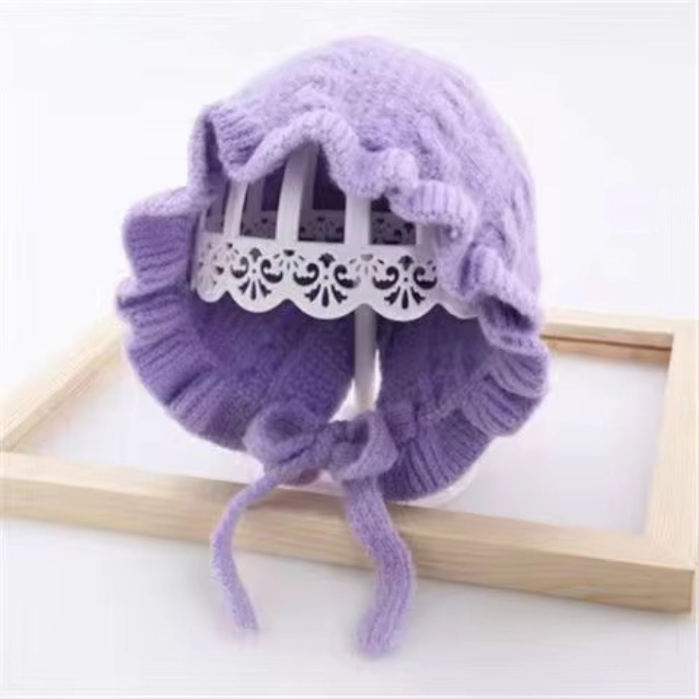 TIPY TIPY TAP WINTER BONNET CAP - PURPLE