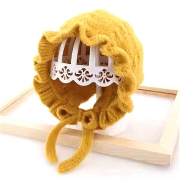 TIPY TIPY TAP WINTER BONNET CAP - YELLOW