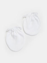 TIPY TIPY TAP BOW FLOWER INFANT CAP WITH SOCKS AND MITTENS - WHITE/PINK