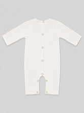 TIPY TIPY TAP MOUSE SLEEPSUIT WITH CAP - WHITE
