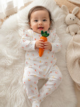 TIPY TIPY TAP CARROT SLEEPSUIT WITH TOY - MULTICOLOR