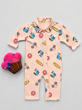 TIPY TIPY TAP PIZZA SLEEPSUIT WITH TOY - MULTICOLOR