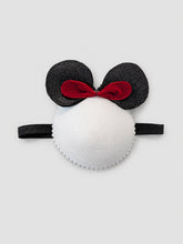 TIPY TIPY TAP MOUSE PARTYWEAR SNUGSUIT WITH HEADBAND - B/W