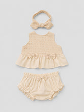 TIPY TIPY TAP FRILLY DRESS WITH BLUMER - IVORY