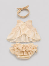 TIPY TIPY TAP FRILLY DRESS WITH BLUMER - IVORY