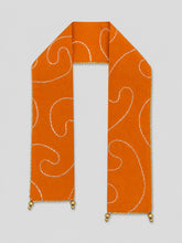 TIPY TIPY TAP JANMASHTMI DHOTI WITH STOLE,CROWN AND MALA - ORANGE