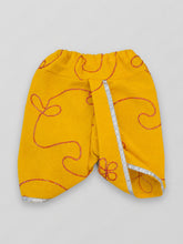 TIPY TIPY TAP JANMASHTMI DHOTI WITH STOLE,CROWN AND MALA - YELLOW