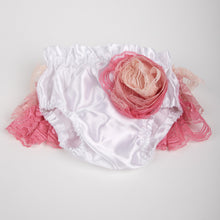 TIPY TIPY TAP 4PC LACEY FLAMINGO BODYSUIT WITH BLUMER, HEADBAND AND LEGWARMERS - PINK/WHITE