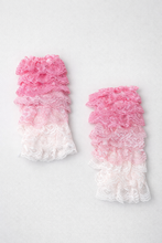 TIPY TIPY TAP 4PC LACEY FLAMINGO BODYSUIT WITH BLUMER, HEADBAND AND LEGWARMERS - PINK/WHITE