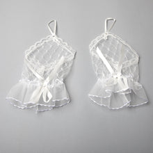 TIPY TIPY TAP FINGERLESS NETTED GLOVES - WHITE