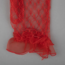 TIPY TIPY TAP FULLFINGER NETTED GLOVES - RED