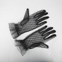 TIPY TIPY TAP FULLFINGER NETTED GLOVES - BLACK