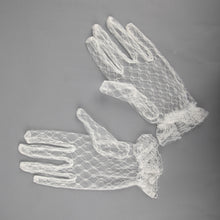 TIPY TIPY TAP FULLFINGER NETTED GLOVES - WHITE