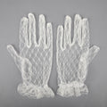 TIPY TIPY TAP FULLFINGER NETTED GLOVES - WHITE