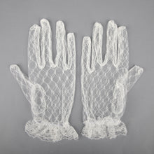 TIPY TIPY TAP FULLFINGER NETTED GLOVES - WHITE