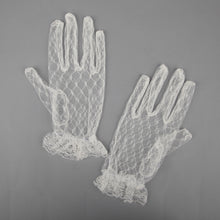 TIPY TIPY TAP FULLFINGER NETTED GLOVES - WHITE