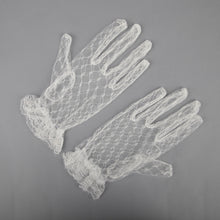 TIPY TIPY TAP FULLFINGER NETTED GLOVES - WHITE