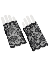TIPY TIPY TAP FINGERLESS SELF NET GLOVES - BLACK