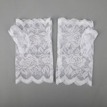 TIPY TIPY TAP FINGERLESS SELF NET GLOVES - WHITE