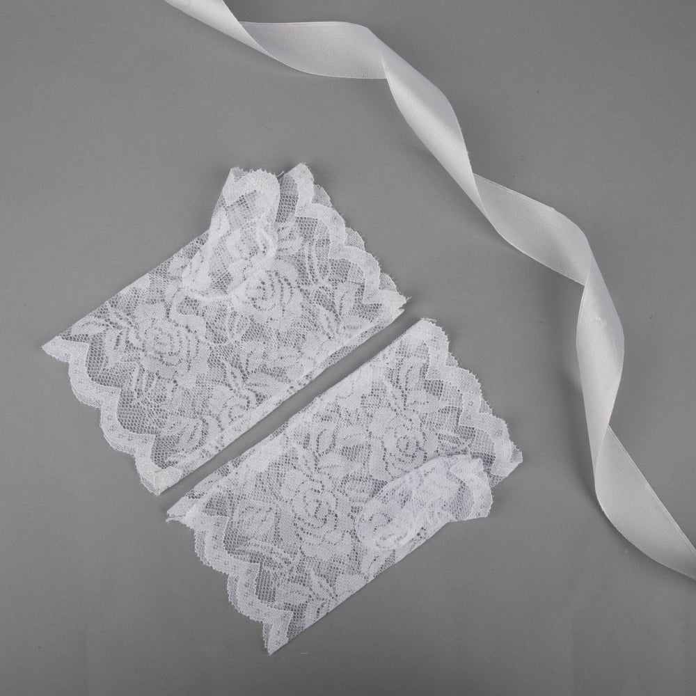 TIPY TIPY TAP FINGERLESS SELF NET GLOVES - WHITE