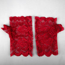 TIPY TIPY TAP FINGERLESS SELF NET GLOVES - RED