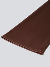 TIPY TIPY TAP FULLFINGER SATIN ELBOW LENGTH GLOVES - BROWN