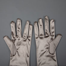 TIPY TIPY TAP FULLFINGER SATIN ELBOW LENGTH GLOVES - CHAMAGNE