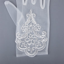 TIPY TIPY TAP FULL FINGER SELF DESIGN GLOVES - IVORY