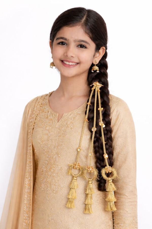 TIPY TIPY TAP ETHNIC TASSELS PARANDI - GOLDEN