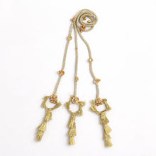 TIPY TIPY TAP ETHNIC TASSELS PARANDI - GOLDEN