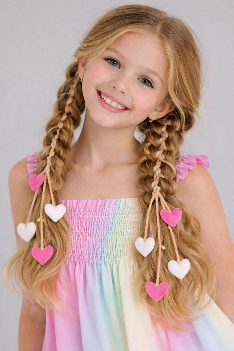 TIPY TIPY TAP HEARTS BOHO PARANDI - PINK