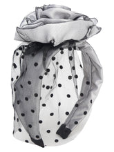 TIPY TIPY TAP ROSETTE VEIL HAIRBAND - WHITE