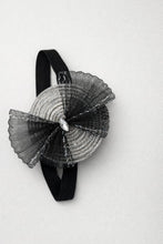 TIPY TIPY TAP Baby Girl Black Lace Bow Headband with Crystal Center | Elegant Party Wear Hair Accessory