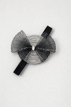 TIPY TIPY TAP Baby Girl Black Lace Bow Headband with Crystal Center | Elegant Party Wear Hair Accessory
