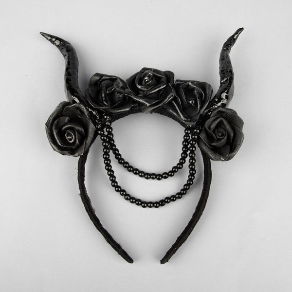 TIPY TIPY TAP GOTHIC HALLOWEEN HAIRBAND - BLACK