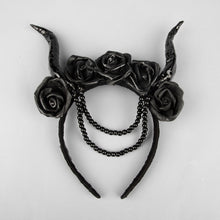 TIPY TIPY TAP GOTHIC HALLOWEEN HAIRBAND - BLACK