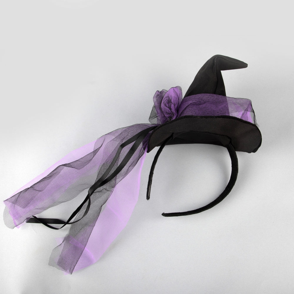 TIPY TIPY TAP WITCH THEME HAIRBAND - BLACK/PURPLE