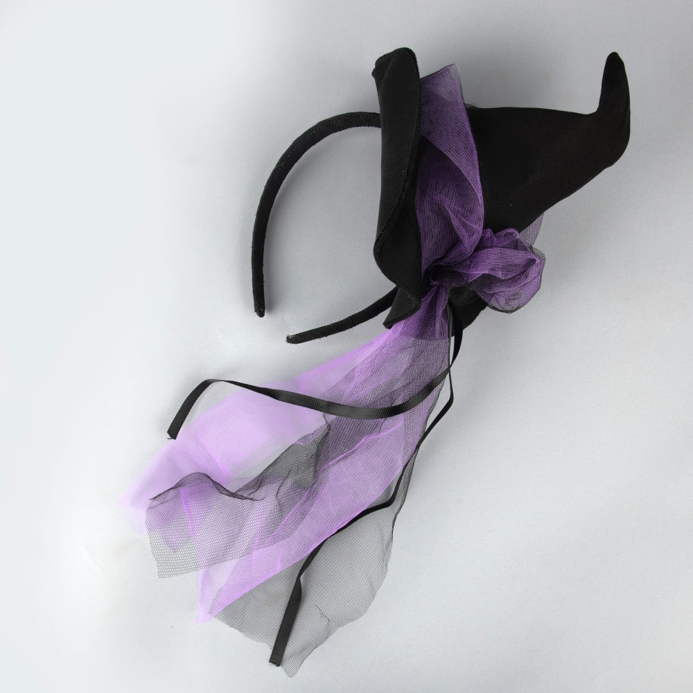 TIPY TIPY TAP WITCH THEME HAIRBAND - BLACK/PURPLE