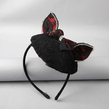 TIPY TIPY TAP HALLOWEEN CAT HAIRBAND - BLACK