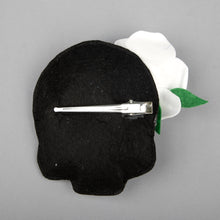 TIPY TIPY TAP GHOST FLORAL CLIP - WHITE/BLACK