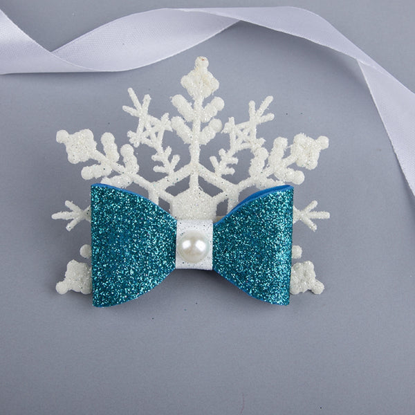 TIPY TIPY TAP SNOWFLAKES CLIP - WHITE/BLUE