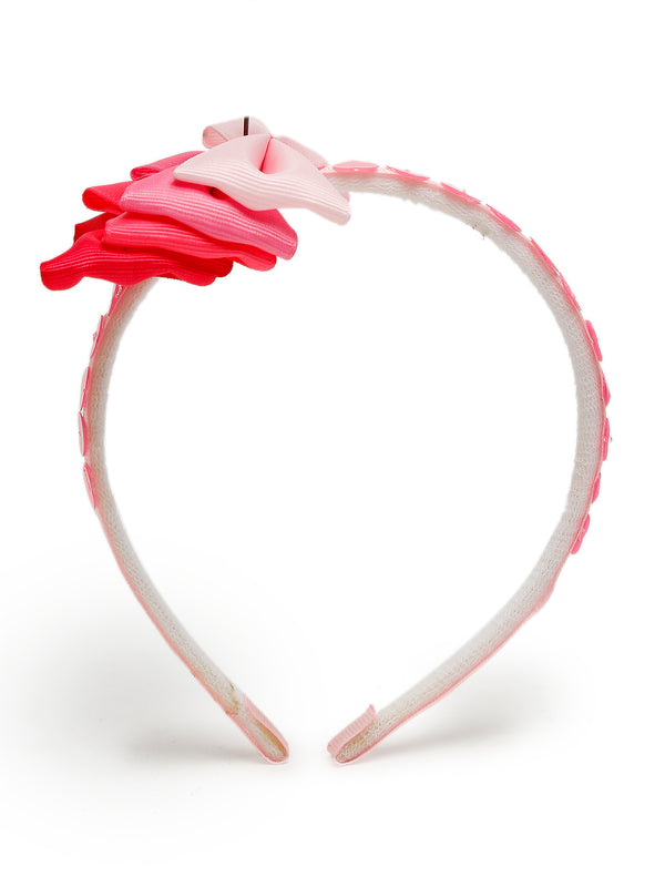 TIPY TIPY TAP  BOWS HAIRBAND - PINK