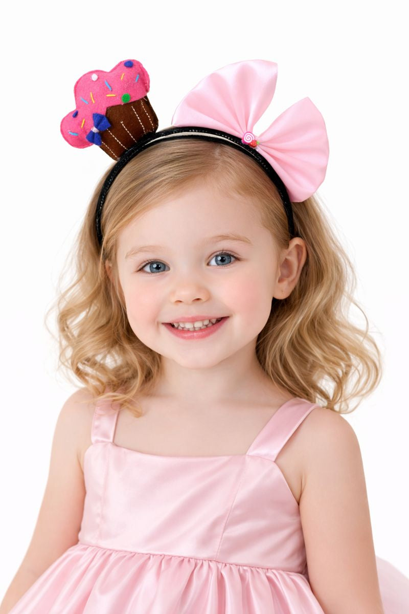 TIPY TIPY TAP CUPCAKE HAIRBAND - PINK