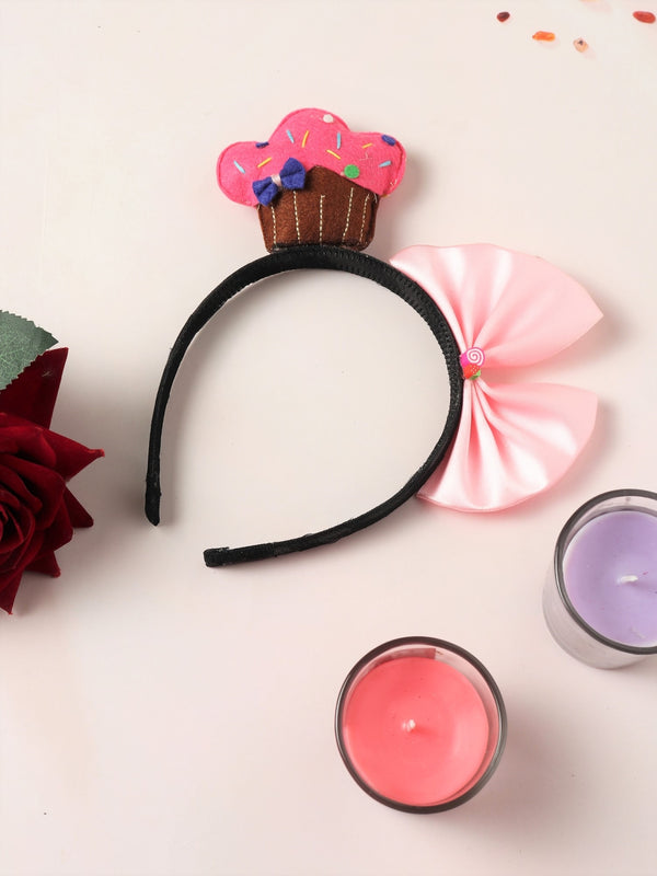 TIPY TIPY TAP CUPCAKE HAIRBAND - PINK
