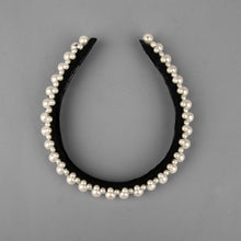 TIPY TIPY TAP PEARL FILLED HAIRBAND - IVORY